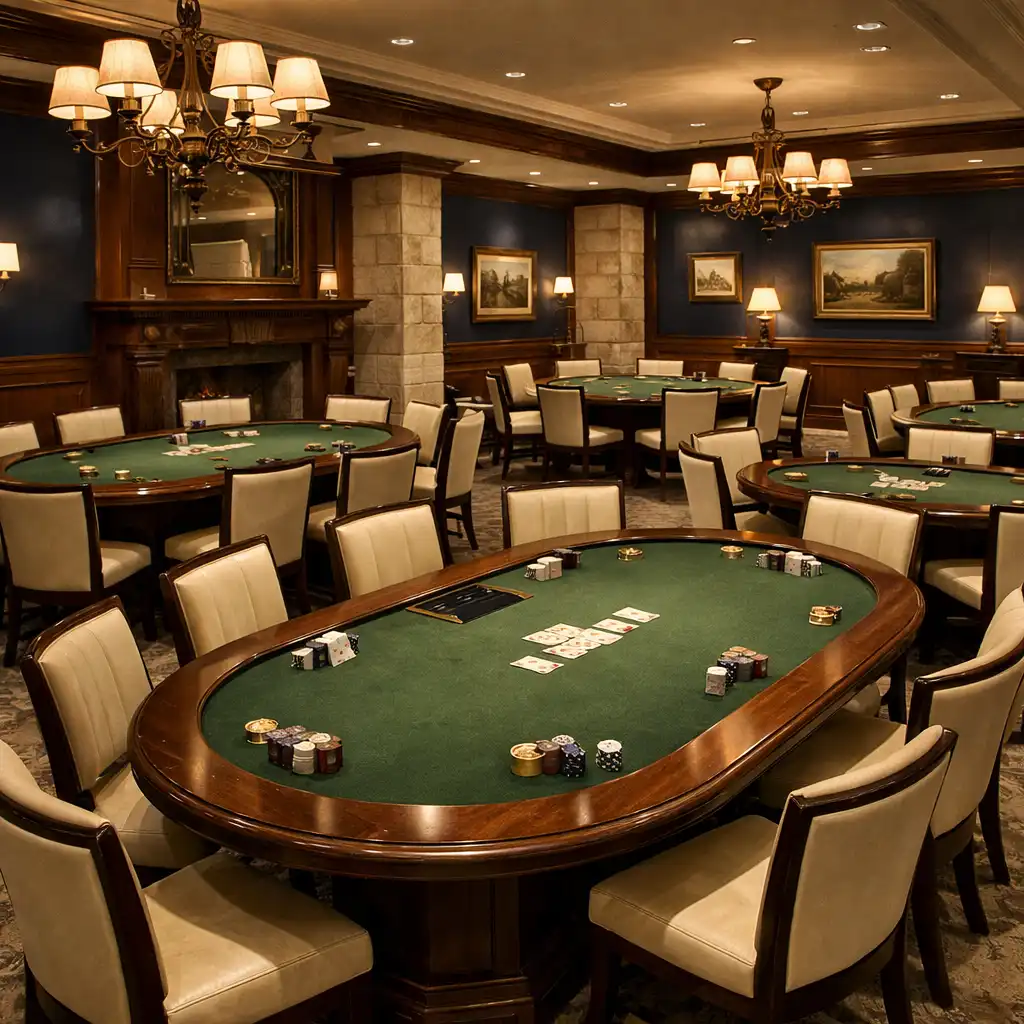 Vue d'ensemble de la Poker Room
